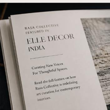 Rasa Collective featured in Elle Decor India magazine spread